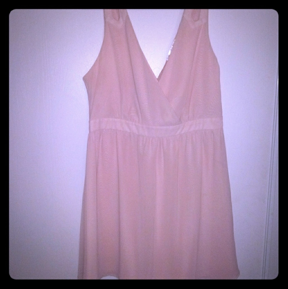 Pink polyester dress lovecrazy